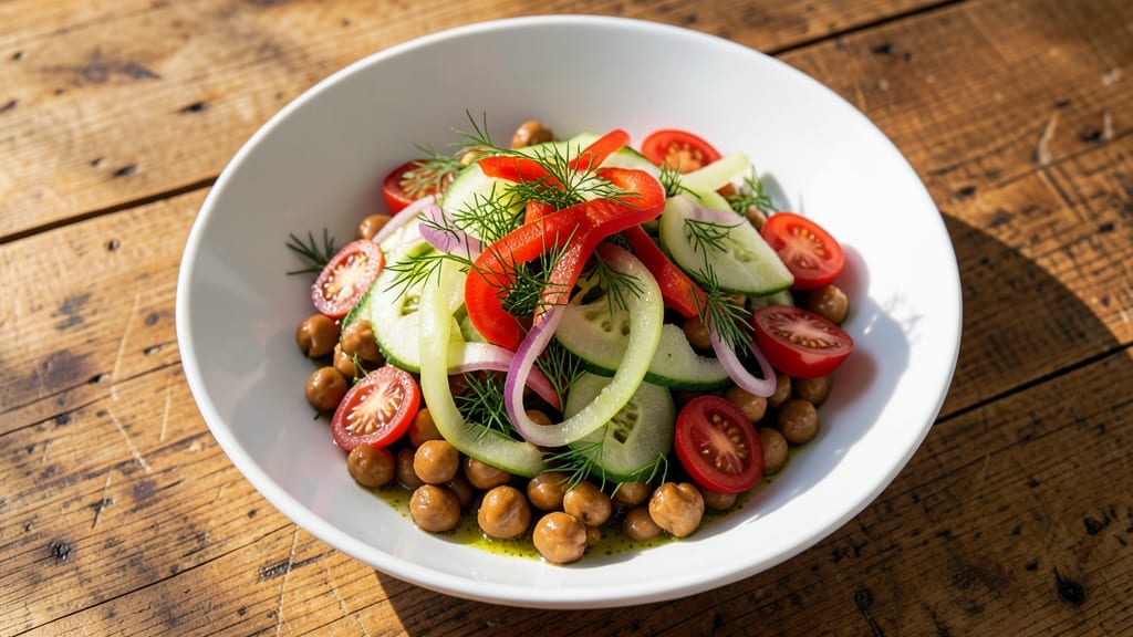 Barefoot Contessa Bean Salad Recipe: Crunchy Chickpeas and Bright Herb Vinaigrette