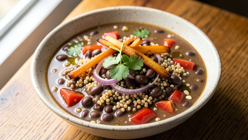 Black Bean and Quinoa Soup Recipe: Protein-Packed Heartiness in One Pot