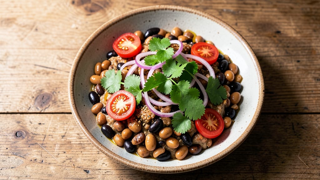 Black and White Bean Salad Recipe: Bold Pantry Meets Fresh Herb Crunch