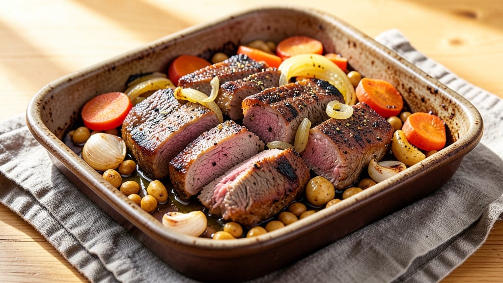 Beef and Garbanzo Bean Recipe: Hearty Spiced Stew With Crunchy Chickpeas