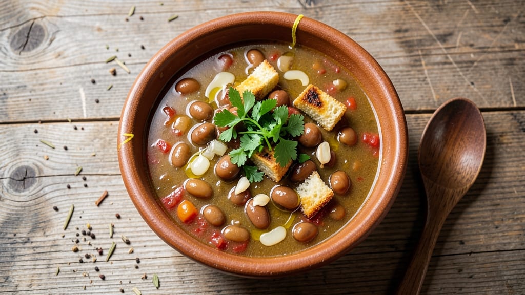 Borlotti Bean Soup Recipe: Earthy Tomato and Rosemary Simmered Richness