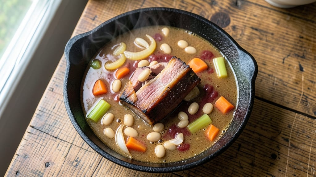 Alton Brown's Ham and Bean Soup Recipe: Slow-Simmered Depth With Savory Umami