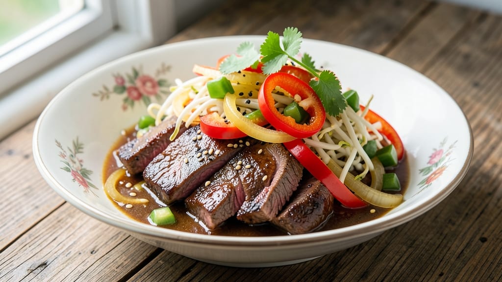Beef Chop Suey Recipe with Bean Sprouts: Wok-Seared Crunch and Silky Sauce Fusion