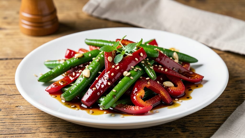 Bell Peppers and Green Beans Recipe: Garlic-Infused Stir-Fry with Crisp-Tender Bites