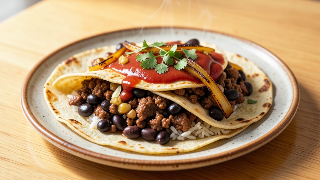 Beef and Black Bean Burritos Recipe: Smoky Cumin Crunch in 20 Minutes
