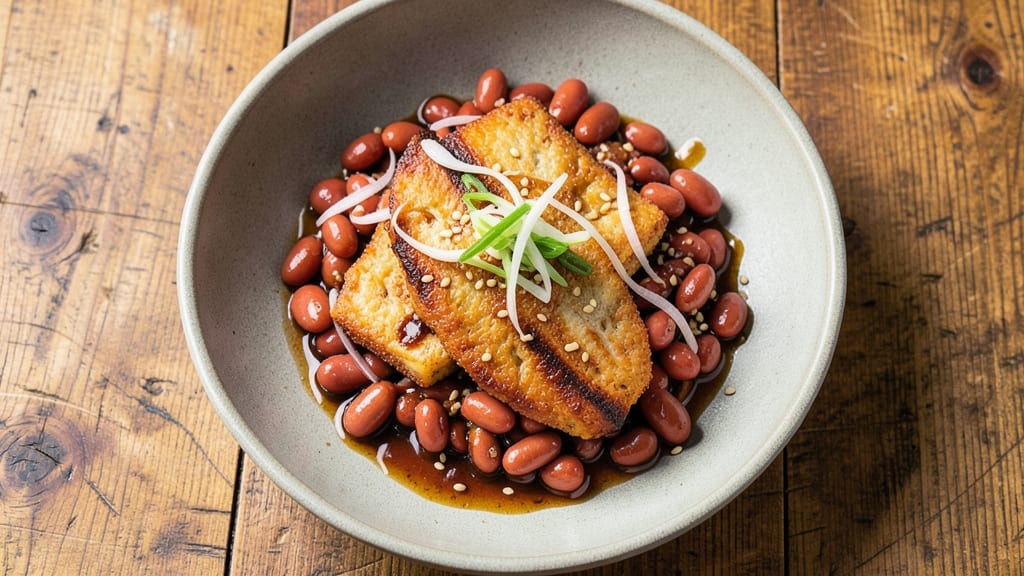 Adzuki Bean and Tempeh Recipe: Silky Mochi Texture Meets Savory Crunch