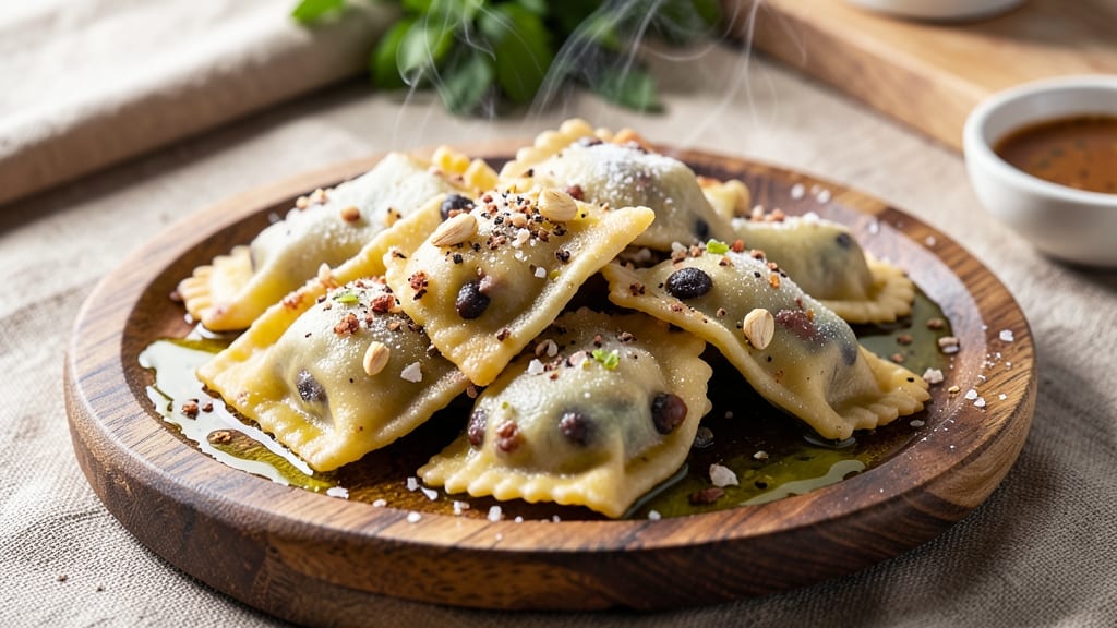 Black Bean Ravioli Recipe: Handmade Pasta With Earthy Umami Filling