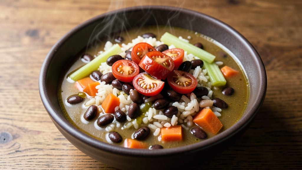 Bean and Rice Slow Cooker Soup Recipe: Hands-Off Heartiness With Deep Flavor