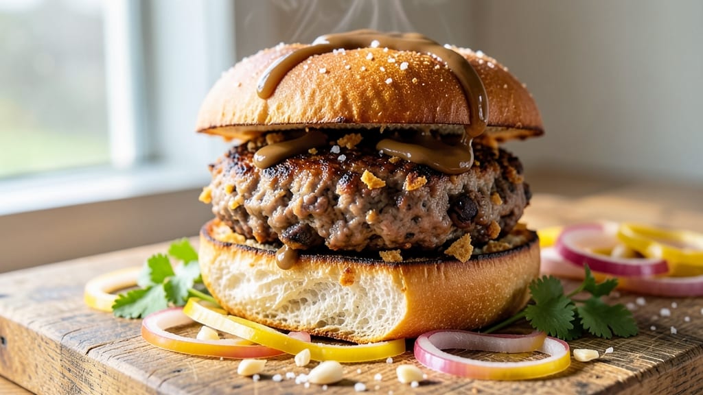 Basic Bean Burgers Recipe: Crispy Tortilla-Crusted Plant Power