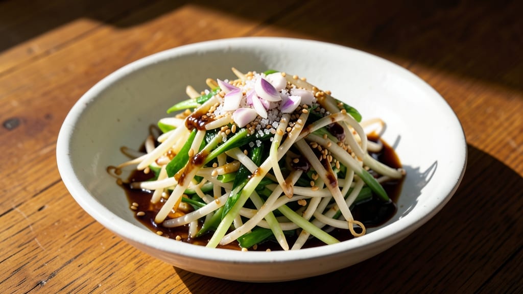 Bean Sprout Banchan Korean Recipe: Crisp-Tender With Soy-Garlic Zing