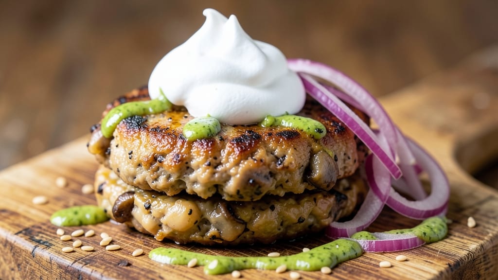 Bean Burgers Recipe Without Breadcrumbs: Mushroom-Fluffed Texture Holds Together