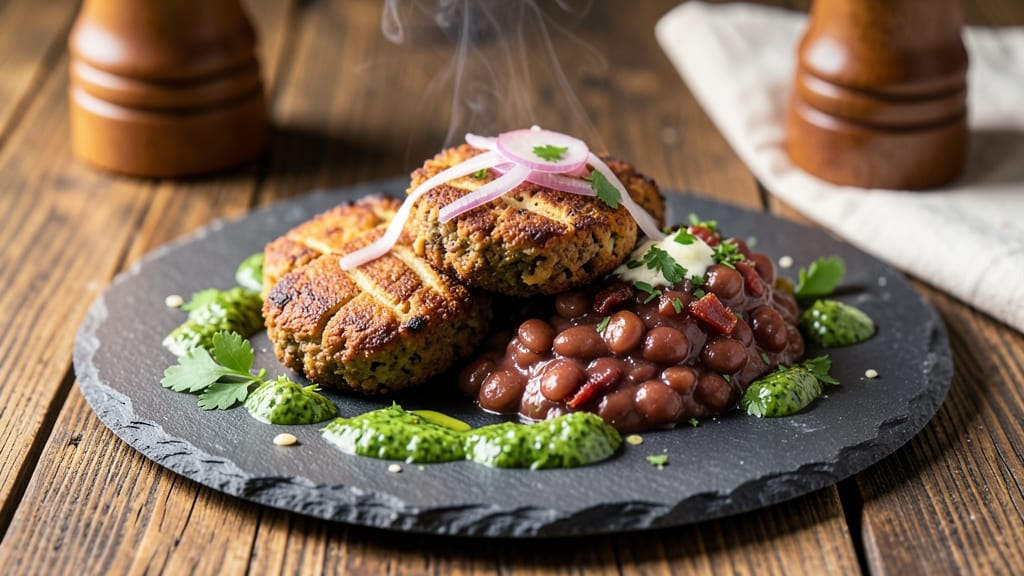 Baked Bean and Falafel Recipe: Crispy Chickpea Bites with Smoky Tomato Comfort