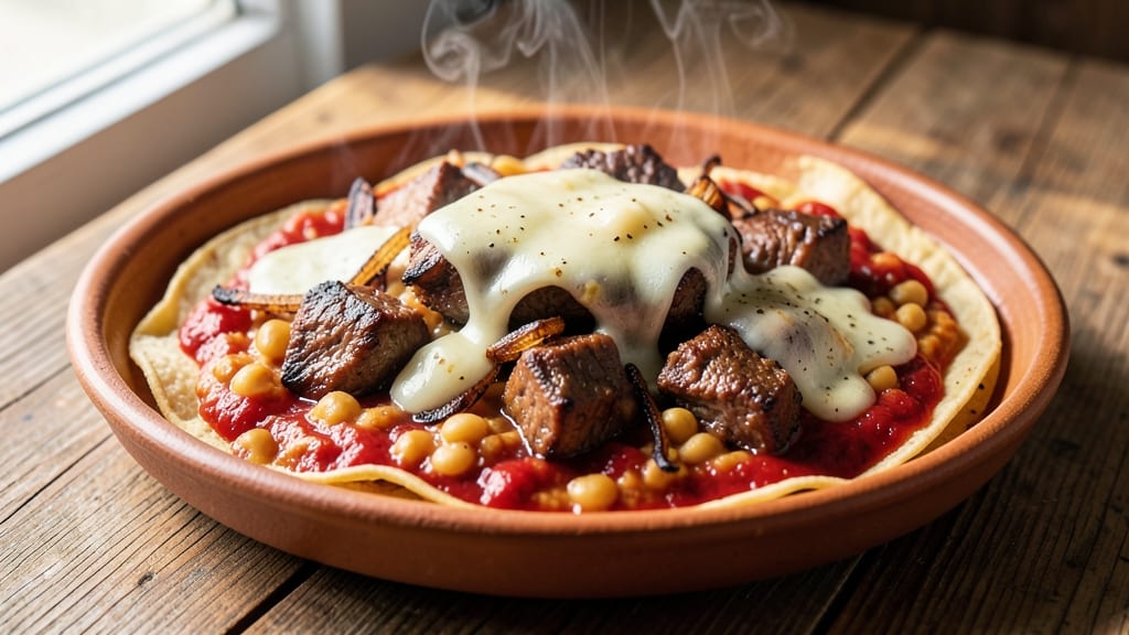Beef and Refried Bean Enchilada Recipe: Deep-Savory Strata with Caramelized Tortilla Bites