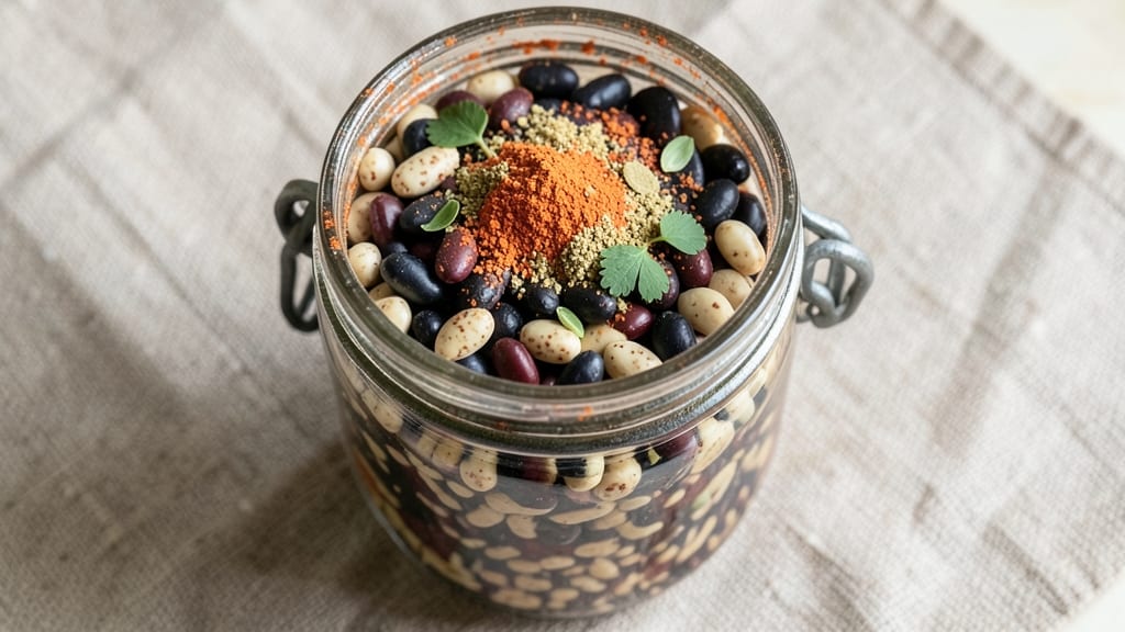 Bean Soup Mix in a Jar Recipe: Pantry Staples for Hearty Simmering
