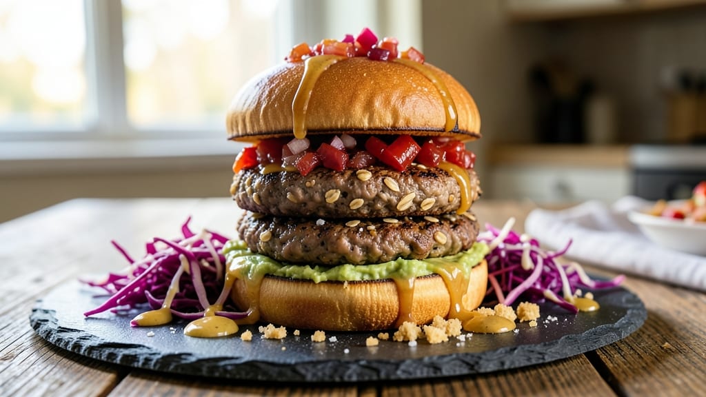 Bean Burger Recipe UK: Crispy-Crusted Plant-Based Pub Classic