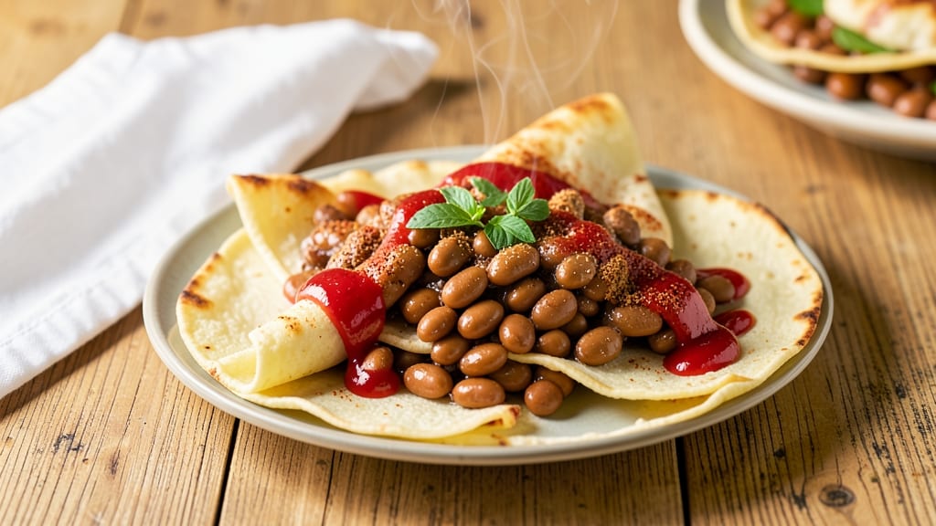 Bean Bunny Chow Recipe: Crunchy Tortilla Crowns Over Hearty Bean Filling