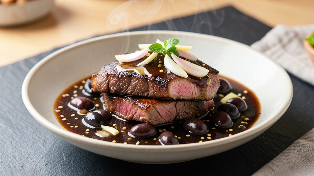 Beef in Blackbean Sauce Recipe Chinese: One-Pot Umami Bomb With Silky Noodles