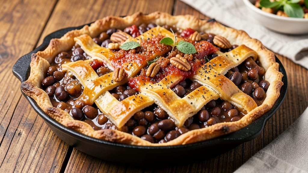 Baked Bean Pie Recipe: Silky Sweet Bean Filling in Flaky Crust