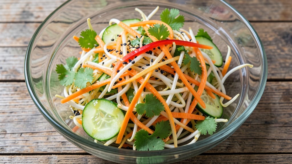 Asian Bean Sprout Salad Recipe: Crisp-Tender Bites With Tangy Peanut Zing