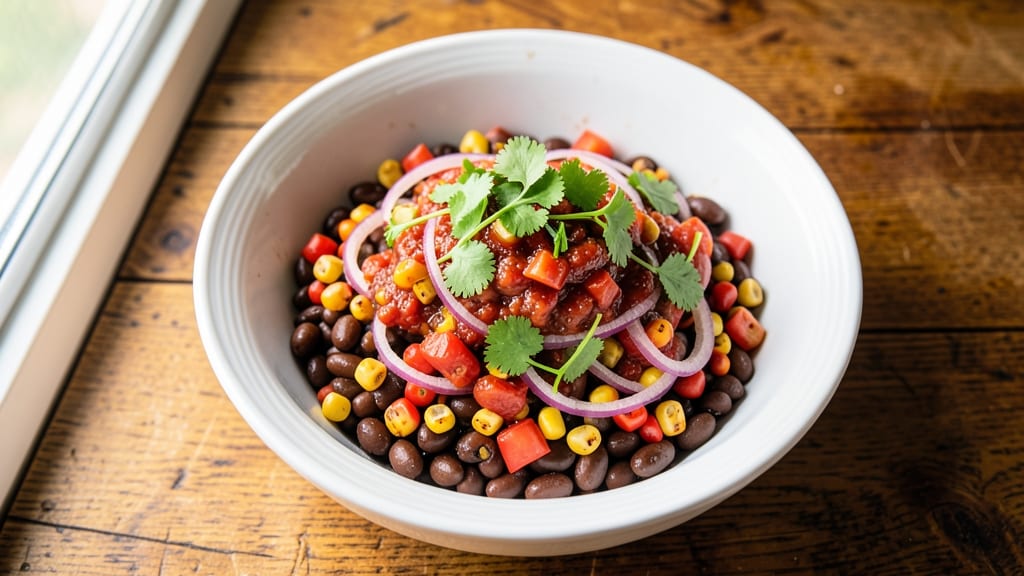 Black Bean Salsa Salad Recipe: Bold, Crunchy Fiesta in 15 Minutes
