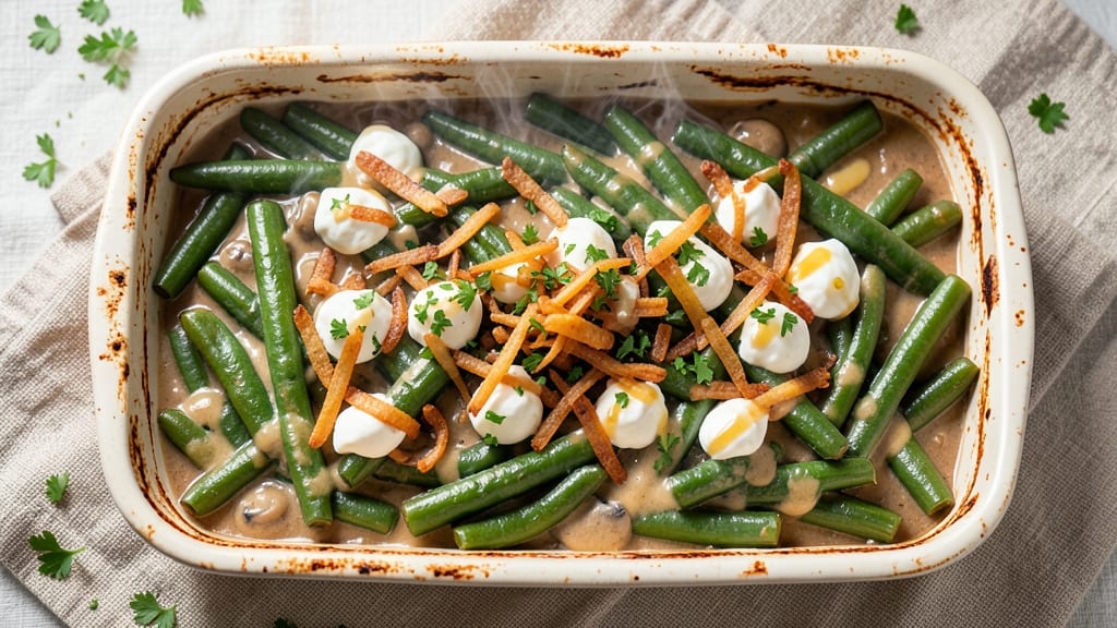 Authentic Green Bean Casserole Recipe: Crispy Onion Topping Secrets