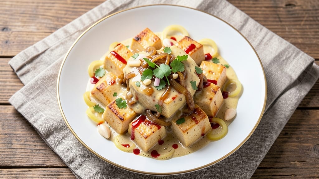 Bean Curd Curry Recipe: Silky Tofu in Spiced Coconut Gravy