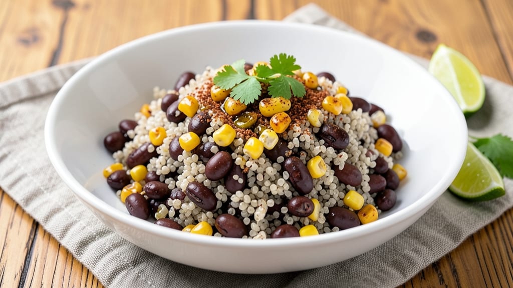 Black Bean, Corn, and Quinoa Recipe: Protein-Packed Fiesta Bowl in 20 Minutes