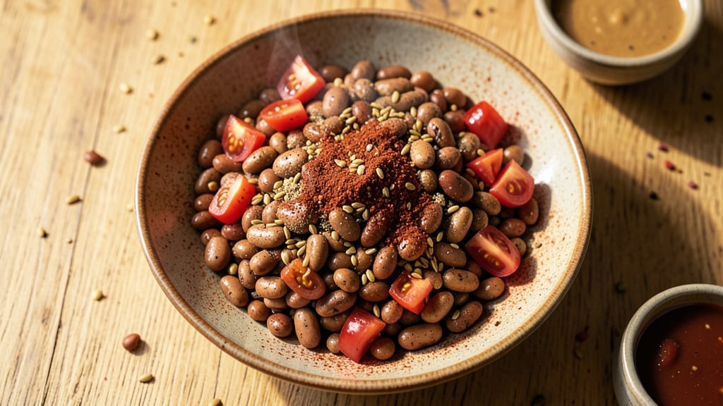 Burrito Bean Mix Recipe: Smoky Cumin and Charred Tortilla-Inspired Flavor
