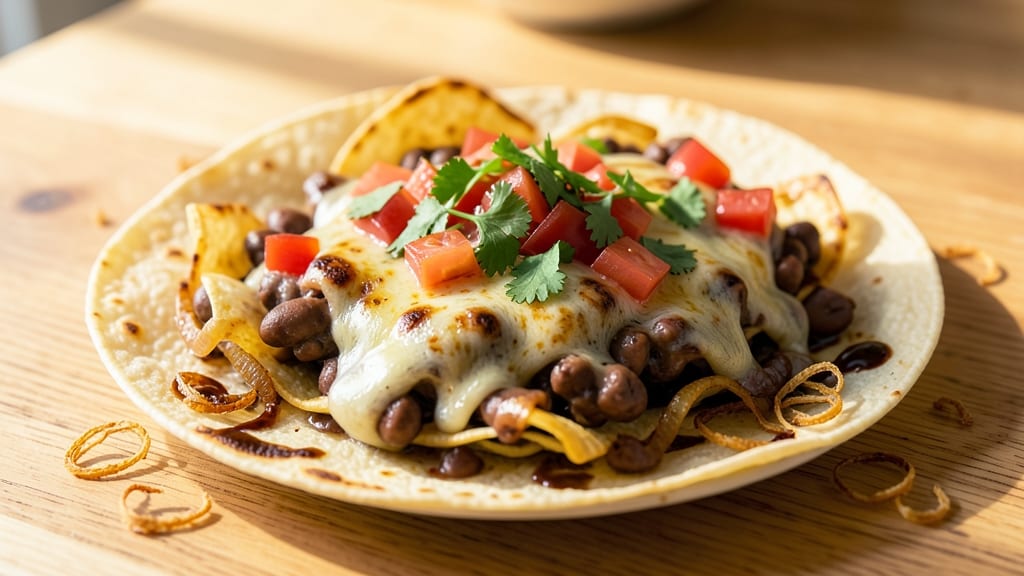 Bean Chalupa Recipe: Crispy Tortilla Crowns with Smoky Cumin Heart
