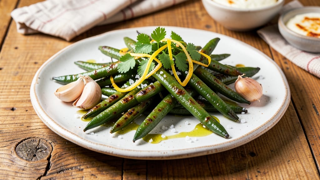 Awesome Green Beans Recipe: Blistered With Garlic and Lemon Brightness