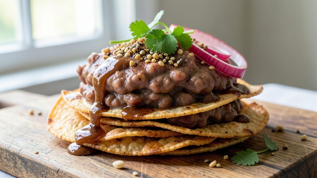 Baked Bean Burger Recipe: Smoky Tortilla-Crusted Comfort in 20 Minutes