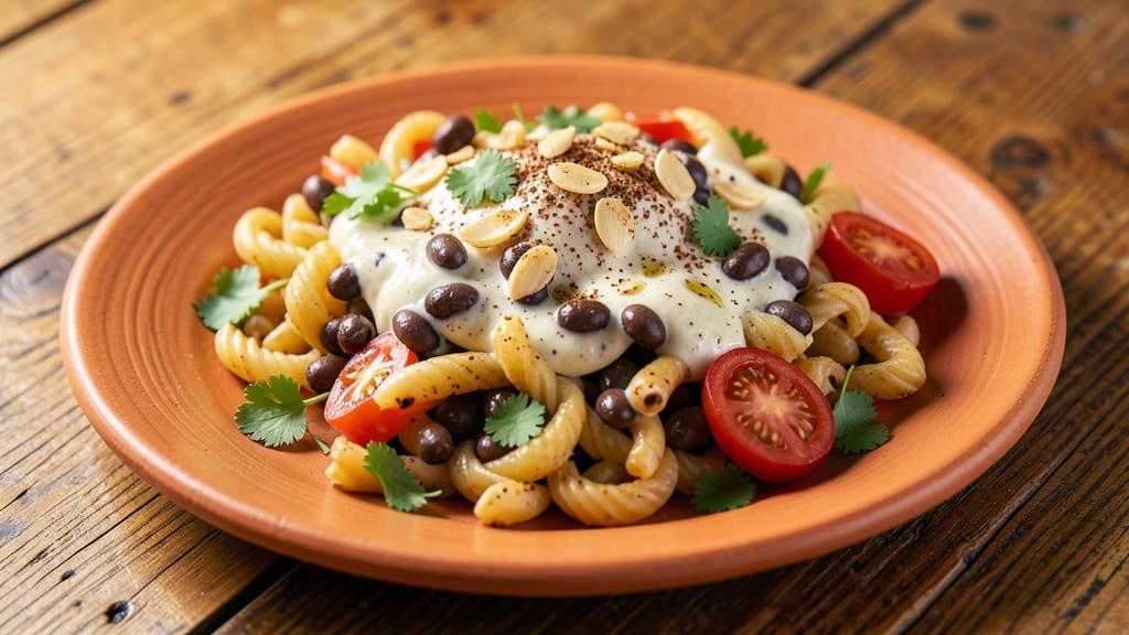 Black Bean Rotini Recipe: Spiced Tomato-Cream Sauce With Al Dente Pasta
