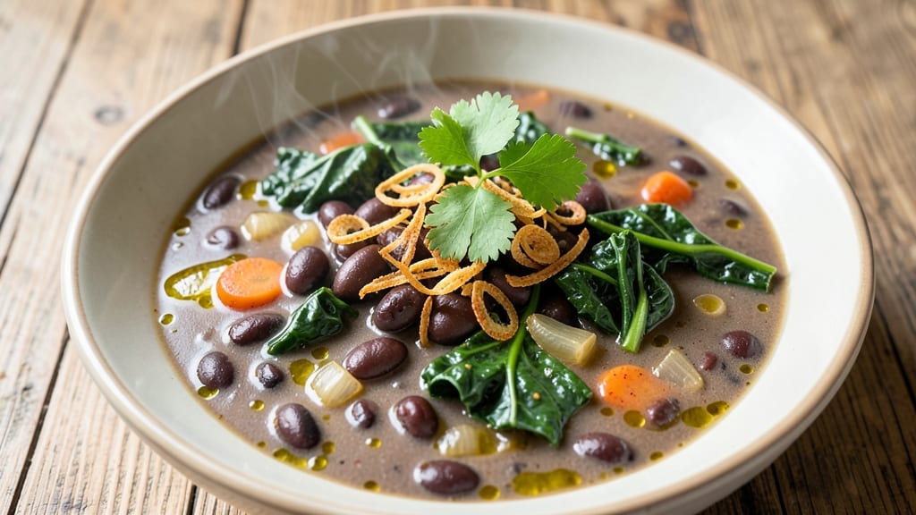 Black Bean and Kale Soup Recipe: Earthy Greens and Protein-Packed Heartiness