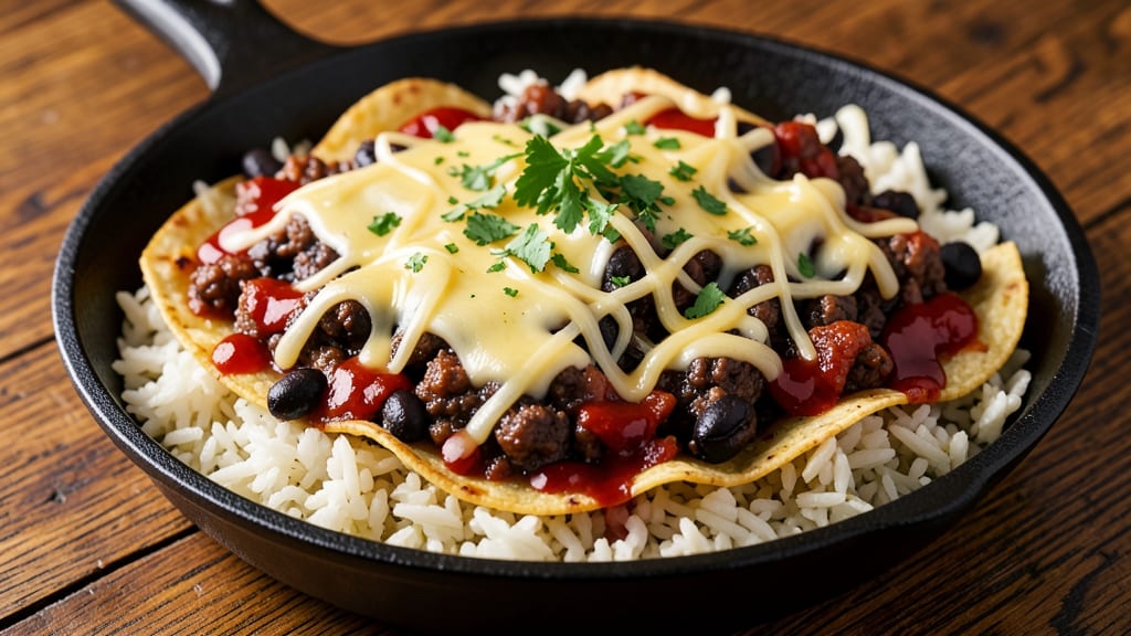 Bean and Rice Enchiladas Recipe: Layered Fiesta With Charred Tortilla Crunch