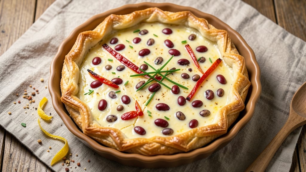 Bean Quiche Recipe: Flaky Crust With Hearty White Bean Filling