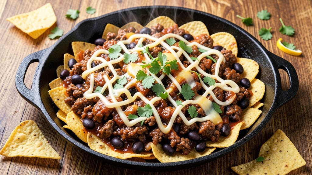Beef and Bean Taco Casserole Recipe: One-Pot Fiesta With Melty Cheese Rivers