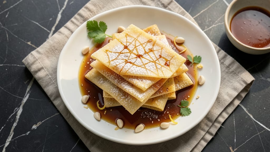 Bean Curd Sheets Recipe Vegetarian: Crispy-Fried Wok Crunch With Silky Texture