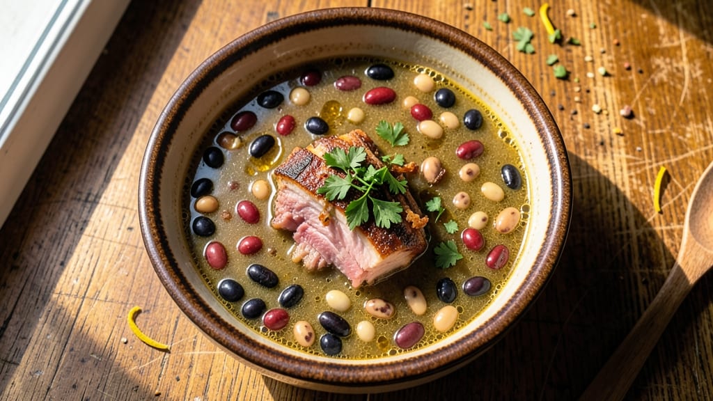 7 Bean Soup With Ham Hock Recipe: Slow-Simmered Depth From Pantry Staples
