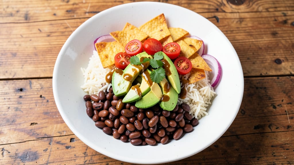 Black Bean Taco Bowl Recipe: Smoky Cumin and Charred Tortilla Crunch Without Meat