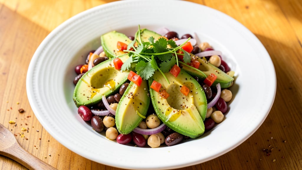 Avocado and Three Bean Salad Recipe: Bright, Crunchy Lunch in 15 Minutes