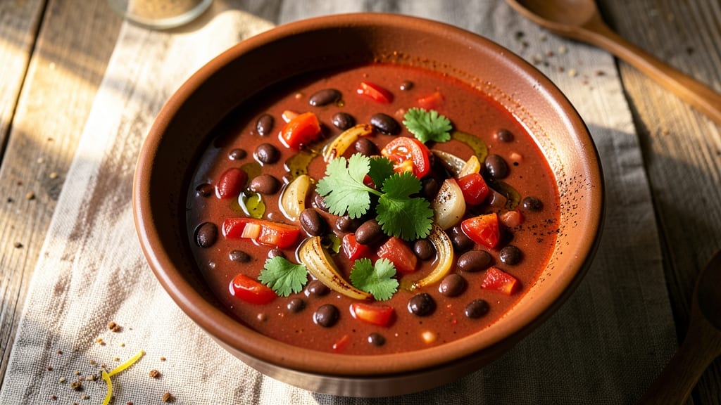 Black Bean and Tomato Soup Recipe: Smoky Cumin and Garlic Depth in One Pot
