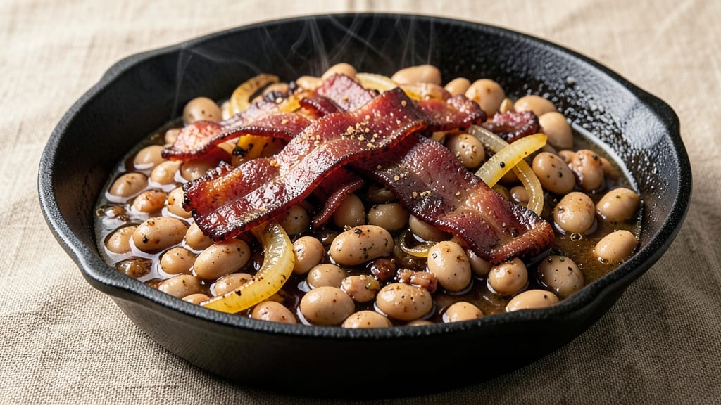 Boston Baked Bean Recipe with Bacon: Smoky Sweetness and Crispy Edges