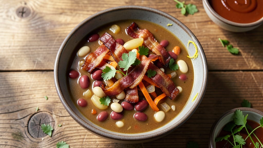 Bean and Bacon Soup Recipe With Canned Beans: Smoky Bacon and Hearty Bean Simmer