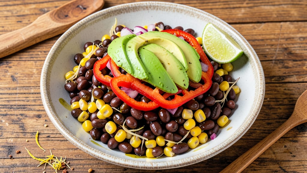 Bean Corn Salad Recipe Healthy: High-Protein Crunch With Lime Zest